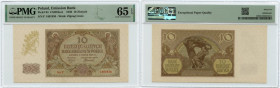 10 złotych 1940 - seria F - PMG 65 EPQ