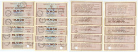 NBP, Depozytowy Bon Rewaloryzacyjny 10.000 złotych - zestaw 10 sztuk