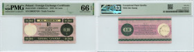 PEWEX - 10 centów 1979 - seria HB 'mały' PMG 66 EPQ