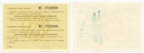 Talon Tranzytowy NBP 900 złotych - Polska/Rumunia - seria RC 1722830