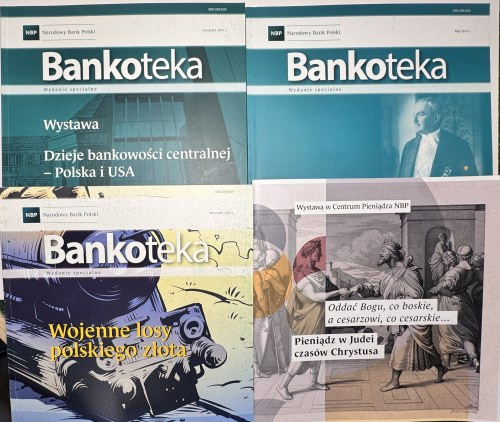 Bankoteka 3 sztuki i Folder z Wystawy w CP NBP 
Grade: UNC