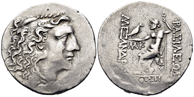 THRACE. Odessos. Circa 80-72/1 BC. Tetradrachm (Silver, 31 mm, 16.17 g, 12 h), s...