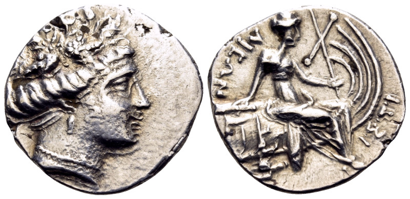 EUBOIA. Histiaia. Circa 350-300 BC. Tetrobol (Silver, 15.5 mm, 2.28 g, 12 h). He...