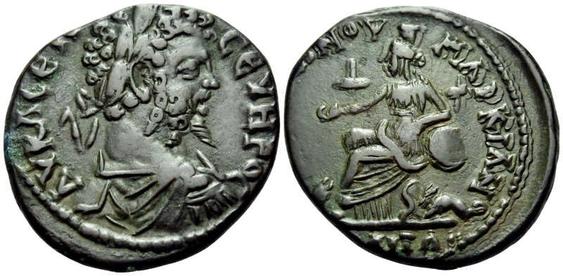 MOESIA INFERIOR. Marcianopolis. Septimius Severus, 193-211. (Bronze, 28 mm, 10.4...