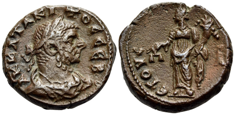 EGYPT. Alexandria. Tacitus, 275-276. Tetradrachm (Potin, 19.5 mm, 7.07 g, 12 h),...