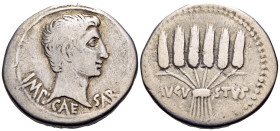 ASIA MINOR. Uncertain mint. Augustus, 27 BC-AD 14. Cistophorus (Silver, 26 mm, 11.06 g, 1 h), Ephesus?, c. 25-20 BC. IMP CAE-SAR Bare head of Augustus...