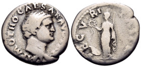 Otho, 15 January - 17 April 69. Denarius (Silver, 18 mm, 3.07 g, 6 h), Rome, 15 January- 8 March 69. IMP M OTHO CAESAR AV[G TR P] Bare head of Otho to...