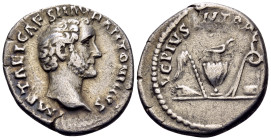 Antoninus Pius, AD 138-161. Denarius (Silver, 18 mm, 3.10 g, 6 h), Rome, 139. [I]MP T AEL CAES HADR ANTONINVS Bare head of Antoninus Pius to right. Re...