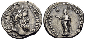 Pertinax, 193. Denarius (Silver, 18.5 mm, 3.75 g, 1 h), Rome, January-28 March 193. IMP CAES P HELV PERTIN AVG Laureate head of Pertinax to right. Rev...