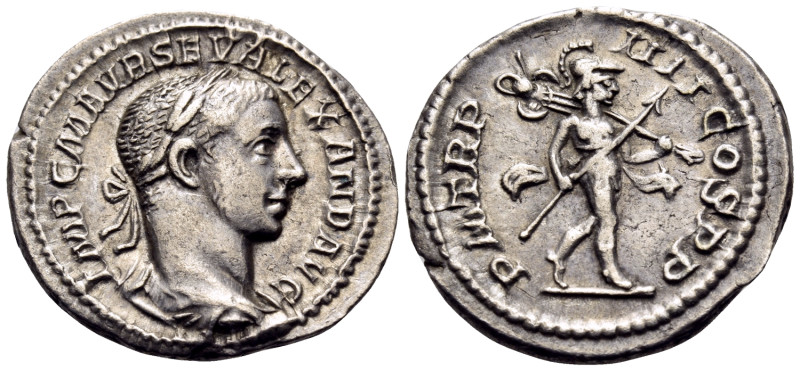 Severus Alexander, 222-235. Denarius (Silver, 20.5 mm, 3.24 g, 6 h), Rome, 225. ...