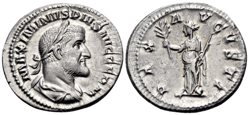 Maximinus I, 235-238. Denarius (Silver, 20 mm, 3.00 g, 12 h), Rome, 236-238. MAX...