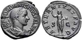 Gordian III, AD 238-244. Sestertius (Orichalcum, 34 mm, 20.62 g, 12 h), Rome, c. 240. IMP GORDIANVS PIVS FEL AVG Laureate, draped and cuirassed bust o...