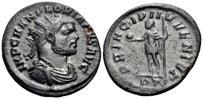 Florian, 276. Antoninianus (Billon, 22 mm, 3.23 g, 6 h), Ticinum, July-August 27...