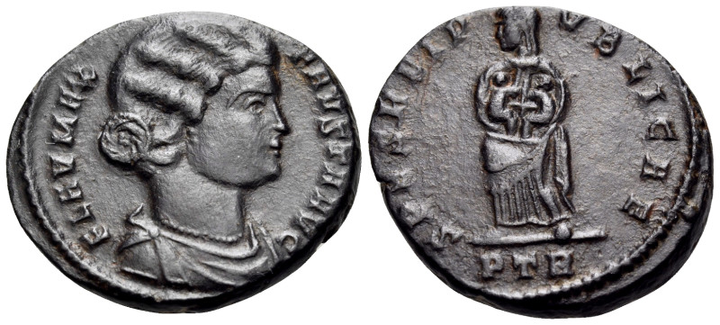 Fausta, Augusta, 324-326. Follis (Bronze, 18.5 mm, 3.31 g, 11 h), Treveri, 326. ...