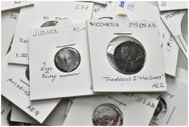 GREEK & ROMAN IMPERIAL. Circa 1st century BC-5th century AD. (Bronze). Large lot of thirty-five (35) Roman Imperial and Greek bronze coins, most with ...