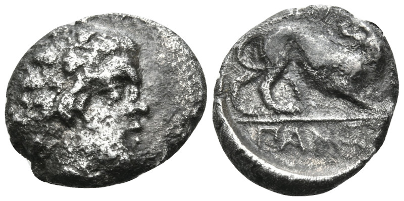 CIMMERIAN BOSPOROS. Pantikapaion. Circa 370-355 BC. Hemidrachm (Silver, 13 mm, 2...