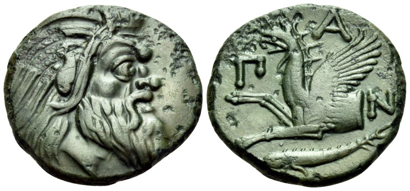 CIMMERIAN BOSPOROS. Pantikapaion. Circa 310-304/3 BC. (Bronze, 20 mm, 4.99 g, 12...