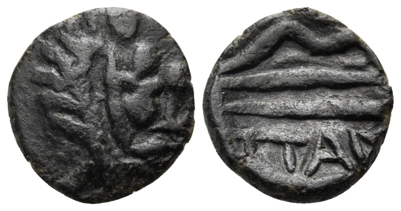 CIMMERIAN BOSPOROS. Pantikapaion. Circa 2nd century BC. (Bronze, 10 mm, 0.63 g, ...