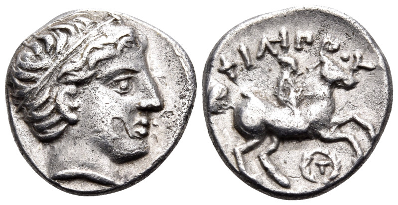 KINGS OF MACEDON. Philip II, 359-336 BC. 1/5 Tetradrachm (Silver, 14 mm, 2.58 g,...