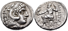 KINGS OF MACEDON. Alexander III 'the Great', 336-323 BC. Tetradrachm (Silver, 26.5 mm, 16.53 g, 1 h), Struck under Kassander, in the name and types of...