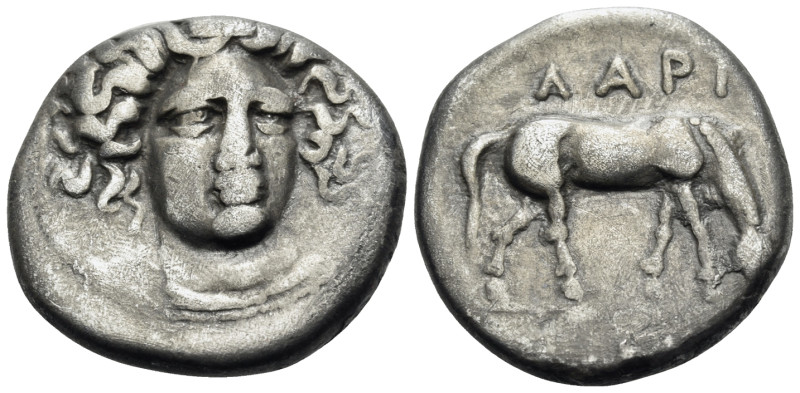 THESSALY. Larissa. Early to mid 4th Century BC. Drachm (Silver, 19 mm, 5.68 g, 3...