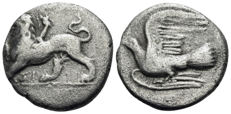 SIKYONIA. Sikyon. Circa 330-280 BC. Hemidrachm (Silver, 14.5 mm, 2.46 g, 8 h). C...