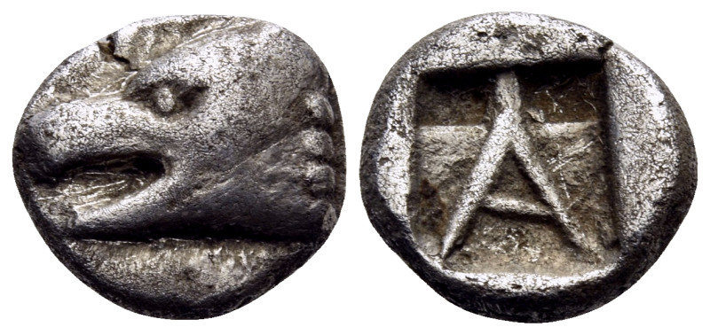 ARGOLIS. Argos. Circa 500/490-470 BC. Obol (Silver, 9 mm, 1.00 g, 12 h). Head of...