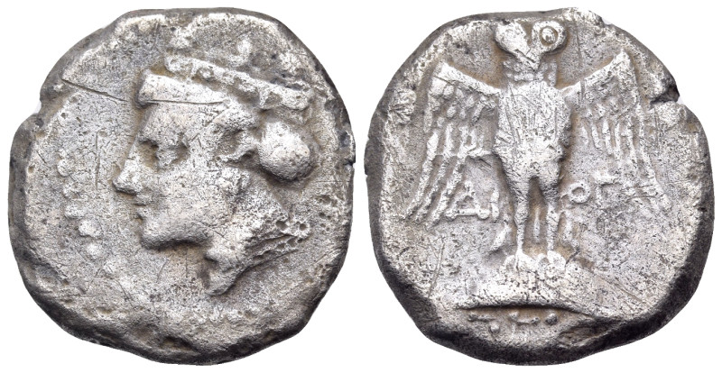PONTOS. Amisos (as Peiraieos). Circa 435-370 BC. Siglos or Drachm (Silver, 19 mm...