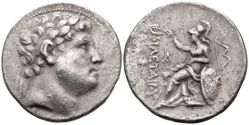 KINGS OF PERGAMON. Eumenes I, 263-241 BC. Tetradrachm (Silver, 31 mm, 16.23 g, 12 h), Struck in the name and types of Philetairos, Pergamon, circa 255...