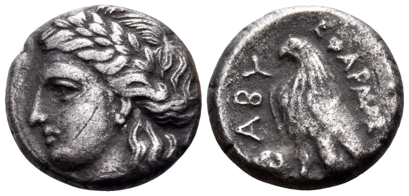 TROAS. Abydos. Circa 350-325 BC. (Silver, 13 mm, 2.31 g, 3 h), struck under the ...