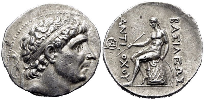 SELEUKID KINGS. Antiochos I Soter, 281-261 BC. Tetradrachm (Silver, 30 mm, 17.06...