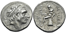 SELEUKID KINGS. Antiochos III ‘the Great’, 223-187 BC. Tetradrachm (Silver, 29 mm, 16.13 g, 12 h), ΔΙ mint, in southern or eastern Syria, c. 202-187 B...