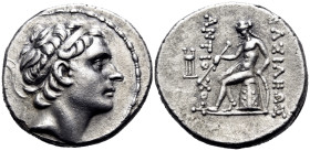 SELEUKID KINGS. Antiochos III ‘the Great’, 223-187 BC. Tetradrachm (Silver, 28.5 mm, 16.15 g, 12 h), Antioch on the Orontes, c. 204-197 BC. Diademed h...