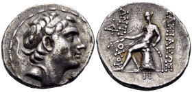 SELEUKID KINGS. Antiochos III ‘the Great’, 223-187 BC. Tetradrachm (Silver, 28.5 mm, 16.72 g, 12 h), Antioch on the Orontes, circa 204-197 BC. Diademe...