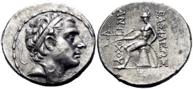 SELEUKID KINGS. Antiochos III ‘the Great’, 223-187 BC. Tetradrachm (Silver, 31 mm, 16.35 g, 12 h), Antioch on the Orontes, c. 204-197 BC. Diademed hea...