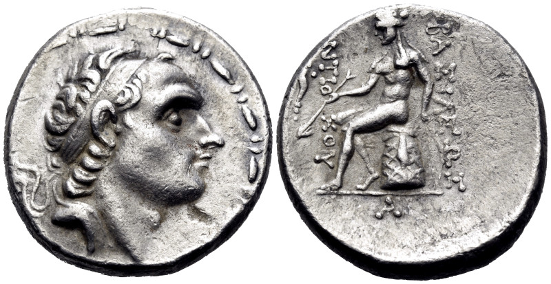 SELEUKID KINGS. Antiochos III ‘the Great’, 223-187 BC. Tetradrachm (Silver, 28 m...
