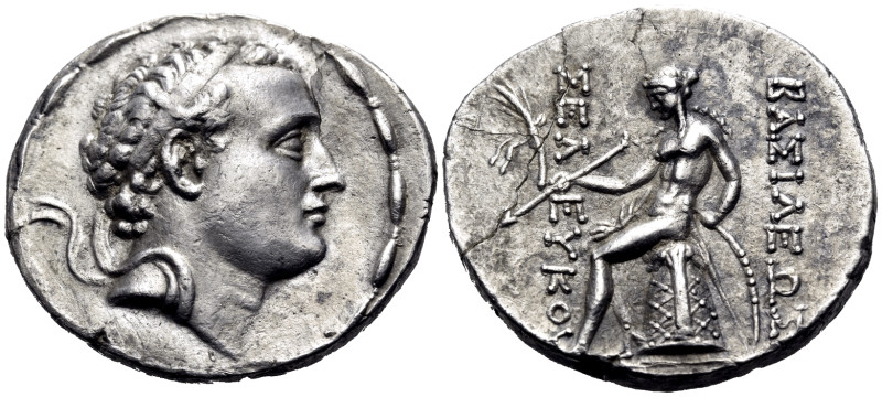 SELEUKID KINGS. Seleukos IV Philopator, 187-175 BC. Tetradrachm (Silver, 30.5 mm...