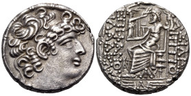 SYRIA, Seleukis and Pieria. Antioch. Q. Caecilius Bassus, Proconsul, 46-44 BC. Tetradrachm (Silver, 26 mm, 15.45 g, 12 h), Struck posthumously, in the...