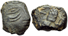 ARABIA, Northwestern. Lihyan, 2nd–1st centuries BC. Tetradrachm (Bronze, 23 mm, 14.22 g, 9 h), imitating Athens. Stylized head of Athena to right, dou...