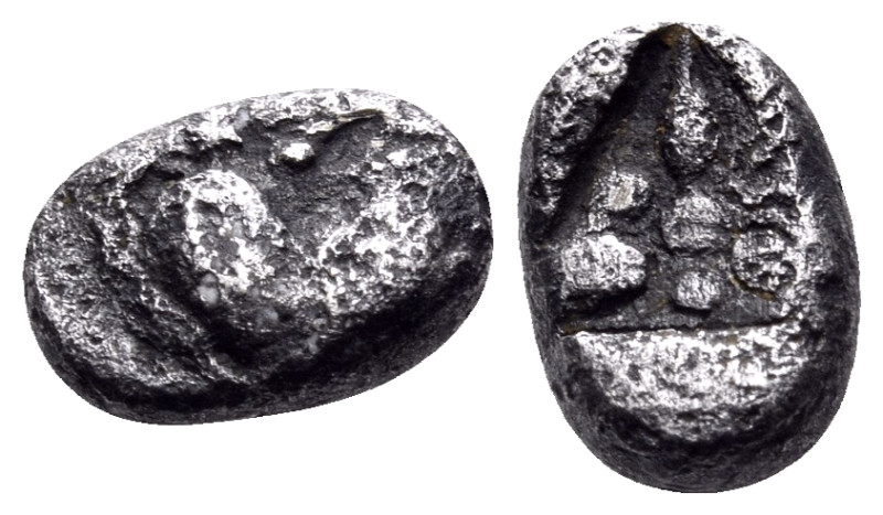 KYRENAIKA. Kyrene. Circa 500-480 BC. Hemiobol (Silver, 6.5 mm, 0.43 g, 12 h). Si...