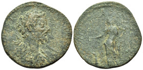 ARCADIA. Heraea. Septimius Severus, 193-211. (Bronze, 22 mm, 4.69 g, 9 h). [ΛOV CEΠ CEO - VHPOC ΠEPT] Laureate and cuirassed bust of Septimius Severus...