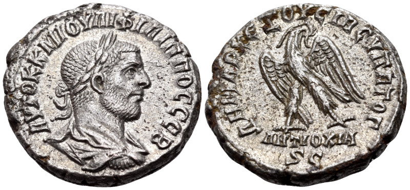 SYRIA, Coele-Syria. Antioch. Philip I, 244-249. Tetradrachm (Silver, 26 mm, 13.4...
