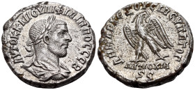 SYRIA, Coele-Syria. Antioch. Philip I, 244-249. Tetradrachm (Silver, 26 mm, 13.46 g, 6 h), Regnal year Γ (3) of Philip I = 247. ΑΥΤΟΚ Κ Μ ΙΟΥΛΙ ΦΙΛΙΠΠ...