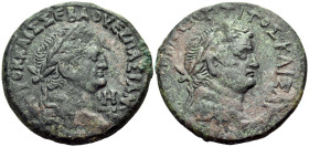 EGYPT. Alexandria. Vespasian, with Titus as Caesar, 69-79. Drachm (Bronze, 34 mm, 25.56 g, 12 h), Dated regnal year H (8) = 75-6. ΑΥΤΟΚ ΚΑΙΣ ΣΕΒΑ ΟΥΕΣ...