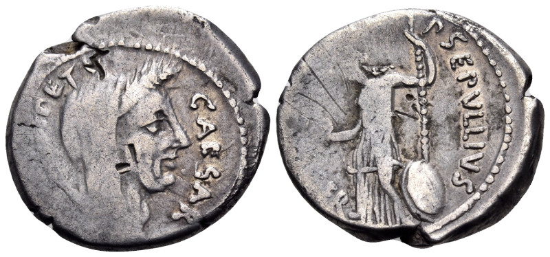Julius Caesar, first half of March, 44 BC. Denarius (Silver, 18 mm, 3.74 g, 8 h)...