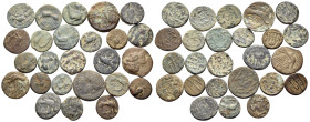 GREEK. Corinth and Sikyon. 5th-1st century BC. (Bronze, 57.57 g). Large lot of twenty-five (25) bronze coins from Sikyon and Corinth, differing types ...