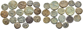 GREEK. Corinth and Sikyon. 5th-1st century BC. (Bronze, 33.00 g). Large lot of seventeen (17) bronze coins from Sikyon and Corinth, differing types an...