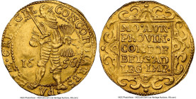 Gelderland. Provincial gold 2 Ducat 1656 MS61 NGC, Harderwijk mint, KM40, Delm-647, V&S-1075. 6.95gm. NGC Top Pop. The only representative of this typ...