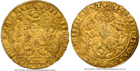 Holland. William VI gold Écu d'Or au chaise ND (1404-1417) XF Details (Bent) NGC, Fr-112, Delm-731, V&S-1176. HID09801242017 © 2024 Heritage Auctions ...