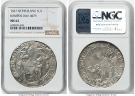 Kampen. Provincial Lion Daalder 1667 MS62 NGC, Kampen mint, KM35.3, Dav-4879. HID09801242017 © 2024 Heritage Auctions | All Rights Reserved www.HA.com...